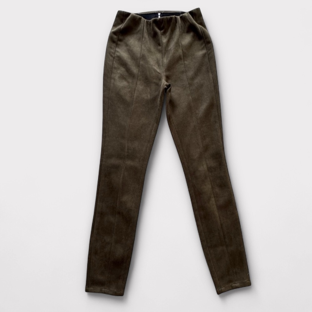 Blank NYC Faux Suede High Waist Skinny Pants Brown Size 24